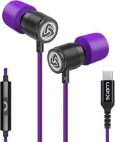 „LUDOS Ultra“ USB-C ausinės, 5 metų garantija, skirta „iPhone 17“, „16“, „15 Pro Max“, „Plus“, „Samsung Galaxy S24“, „S23 Ultra“, „S22“, „S21 FE“, „S20“, „A53“, „A54“, USB C tipo ausinės su mikrofonu, į ausį įdedamos su laidu, skirtos „iPad Pro 2022“