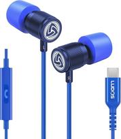„LUDOS Ultra“ USB-C ausinės, 5 metų garantija, skirta „iPhone 17“, „16“, „15 Pro Max“, „Plus“, „Samsung Galaxy S24“, „S23 Ultra“, „S22“, „S21 FE“, „S20“, „A53“, „A54“, USB C tipo ausinės su mikrofonu, įdedamos į ausį, su laidu, skirtos „iPad Pro 2022“