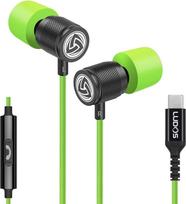 „LUDOS Ultra“ USB-C ausinės, 5 metų garantija, skirta „iPhone 17“, „16“, „15 Pro Max“, „Plus“, „Samsung Galaxy S24“, „S23 Ultra“, „S22“, „S21 FE“, „S20“, „A53“, „A54“, USB tipo C ausinės su mikrofonu, įdedamos į ausį, su laidu, skirtos „iPad Pro 2022“