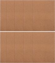 „Lurrose“ 10 lipnių kamštinių plokščių – kamštinės plytelės 11,69 x 8,27 colių (maždaug 29,7 x 21 cm) su lipnia nugarėle, skirtos sienų dekoravimui, vakarėliams ir rankdarbiams