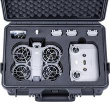 „Lykus Titan N200“ vandeniui atsparus dėklas, skirtas „DJI Neo 2 RC-N3“ nuotolinio valdymo pultui | Tik dėklas, tinka „Fly More Combo“ rinkiniui, nuotolinio valdymo pulto dirželis, talpina iki 7 baterijų, atitinka IP67 vandeniui atsparumo standartą, atspa