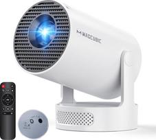 „Magcubic“ mini projektorius 4K HY300pro+, išmanusis projektorius su „Android 14“ | Trapezoidinės deformacijos korekcija automobilyje, 4K namų kino projektorius su „Wi-Fi 6“ ir „Bluetooth 5.4“, 180° pasukimas, 5 W garsiakalbis