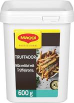 „MAGGI Professional Truffador“ pagardas su triufelių skoniu, skirtas bulvytėms, makaronams, padažams ir kt., tinka karštam ir šaltam maistui, universaliai naudojamas profesionalioje virtuvėje, 1 vnt. pakuotė (1 x 600 g „Gastro Box“)