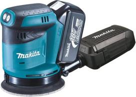 „Makita“ DBO180F1 ekscentrinis šlifuoklis, 125 mm, LXT 18 V + 1 vnt. BL1830B