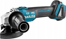 „Makita“ DGA506ZJ kampinis šlifuoklis su „Makpac“ dėklu, 125 mm, 18 V, mėlynas