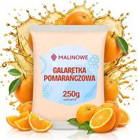 „Malinowe“ apelsinų želė milteliai, 250 g