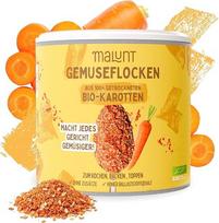 „malunt“ ekologiški morkų dribsniai (225 g) – maisto gaminimui, kepimui ir papuošimui