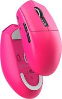 „MAMBASNAKE“ x „Attack Shark G3“ belaidė žaidimų pelė, 59 g svorio lengva pelė, optinis jutiklis PAW3311, 25000 DPI, „Bluetooth“/2,4 G/USB-C, 5 programuojami mygtukai, 500 mAh baterija, skirta kompiuteriui, „Xbox“ ir „Mac“ – uogų raudona