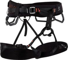 „Mammut“ vyriška „Comfort Fast Adjust“ laipiojimo diržų komplektas, juodos ir saugos oranžinės spalvos, dydis XL