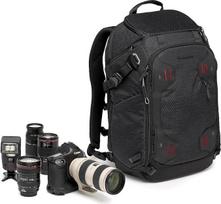 „Manfrotto PRO Light Multiloader M“, profesionalus fotoaparatų kuprinė, 4 prieigos taškai, keli trikojų tvirtinimo taškai, 3 naudojimo režimai, keičiami skyrikliai, juoda