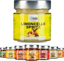 „MangiaMarc“ „Limoncello Spritz“ makaronų padažas – vasarinis citrinų padažas su naminiu „Limoncello“, kepta vištiena ir rozmarinu | Be priedų | 180 g
