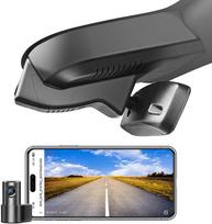 „Mangoal“ priekinė 4K ir galinė 1080P vaizdo registratorius, pritaikytas „Volvo EX30“ 2024, 2025, 2026 m. modeliams, dviejų variklių versijoms (AWD, RWD), integruotas, atitinkantis gamintojo išvaizdą, UHD 2160P vaizdo įrašymas, „Wi-Fi“ ir programėlė, cikl