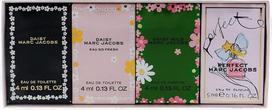 „Marc Jacobs“ moterims skirtas „Mini“ kvepalų dovanų rinkinys, 4 dalių kolekcija (3 x 4 ml + 1 x 5 ml) – kelioninis kvepalų rinkinys su „Eau de Parfum“ ir „Eau de Toilette“ mini buteliukais