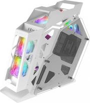 „Mars Gaming“ MC61 kompiuterio žaidimų korpusas, baltas, kompaktiškas „microATX“ korpusas, 4 vėdinimo ventiliatoriai (12 cm), „ARGB Chroma“, du langai iš grūdinto stiklo, MC61W
