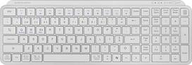 „Mars Gaming“ MK-SILENKEYS – portugališka belaidė kompaktiška pilno formato klaviatūra, žemo profilio, tylios „Scissor Switch“ klavišų technologijos, „Copilot AI“ mygtukas, „Bluetooth 5.1 Dual“ + „2.4GPRO“, 200 val., suderinama su PC ir Mac, balta