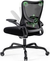 „Marsail“ biuro kėdė, darbo kėdė, 3D porankiai, 2D juosmens atrama | Ergonomiškai reguliuojama biuro kėdė, nugarai nekenkianti, 120° atlošimo funkcija, sulankstomi PU porankiai, lengvas surinkimas, 150 kg