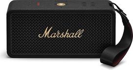 „Marshall Middleton II“ nešiojamas „Bluetooth“ garsiakalbis, grojimo trukmė – daugiau nei 30 valandų, atsparus vandeniui pagal IP67 standartą – juodos ir žalvario spalvos