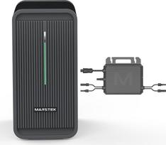 „Marstek B2500D“ saulės energijos akumuliatorius, 2240 Wh, skirtas balkono elektrinei, saulės energijos akumuliatorius su programėle, LiFePO4 energijos akumuliatorius namų ūkiams ir balkonams, IP65, su keitikliu