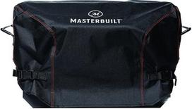 „Masterbuilt®“ MB20080522 elektrinis nešiojamas anglies grilis ir rūkintuvas, atsparus vandeniui, su dvigubais siūlais, patvarus, su PVC pamušalu, juodos spalvos