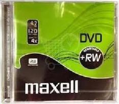 „Maxell“ DVD+RW 4,7Gb, „Jewel“ dėžutėje