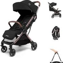 „Maxi-Cosi Eva3“ kūdikių vežimėlis, 0–4 metai, 0–22 kg, lengvas ir kompaktiškas, visiškai horizontalioje padėtyje, 3 atlošimo padėtys, automatinis sulankstymas viena ranka, nešimo diržas, „Essential Black“ spalva