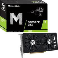„maxsun“ „Nvidia GeForce GTX 1650“ 4GB GDDR6 128 bitų vaizdo žaidimų GPU vaizdo plokštė, skirta kompiuteriniams žaidimams, su dviem ventiliatoriais, 4K, HDMI/DP/DVI, HDCP, DirectX 12