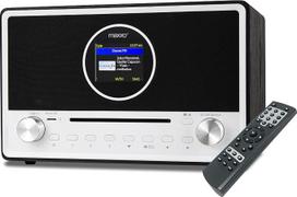 „Maxxo CD03“ DAB, DAB+ ir FM internetinis radijas, CD grotuvas, radijas, „Wi-Fi“, „Bluetooth“, USB, DLNA, 2,8 colio TFT spalvotas ekranas, ausinių / „Aux“ / linijinis išėjimas su 3,5 mm lizdu, 2 x 20 W RMS galia