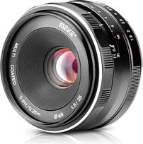 „Meike“ 25 mm f/1,8 objektyvas su rankiniu fokusavimu, skirtas „Nikon 1“ jungties beveidrodžiams fotoaparatams