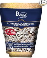„Meinbazar“ saulėgrąžų sėklos, ypač sūrios ir skrudintos dubenyje, „My Bazar Nuts“ saulėgrąžų sėklos, 250 g, 3 vnt. pakuotė