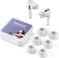 „Memory Foam“ antgaliai „AirPods Pro“ ausinėms, nesukeliantys skausmo silikoniniai antgaliai, neslystantys atsarginiai ausų antgaliai, telpantys į įkrovimo dėklą, triukšmą slopinantys ausų įdėklai, pilkos spalvos