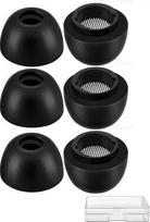 „Memory“ putų ausų kamštukai, skirti „Galaxy Buds4 Pro“ / „Buds3 Pro“ ausinėms, aukštos kokybės garso izoliacija, putų pakaitalai „Galaxy Buds Pro 4“ / „Buds 3 Pro“ ausinėms, telpa į įkrovimo dėklą, 3 poros, dydis S