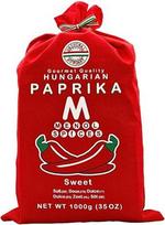 „Menol Spices“ originalus vengriškas paprikos milteliai „Edelsüß“ 1 kg, Szeged | Dėl šalto pneumatinio malimo niekada nesukelia kartumo, ryškios spalvos (ASTA 150+), 1 kg pakuotė skirta tiems, kurie daug gamina