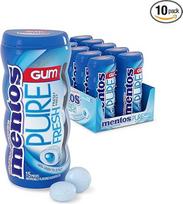 „Mentos“ kramtomoji guma „Pure Fresh Mint“ be cukraus, 10 vnt. pakuotė, gamintojas „Perfetti Van Melle“ [Maisto produktai]