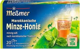 „Meßmer Country Tea“ marokietiška mėtų arbata su medumi | 20 arbatos maišelių | Spearmint arbatos mišinys su medaus aromatu | Saldus mėtų skonis