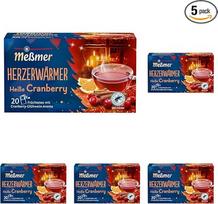 „Meßmer Heart Warmer“ | Žiemos spanguolių karšto vyno vaisių arbata | 20 arbatos maišelių | Vaisinė ir prieskoninė (5 vnt. pakuotė)
