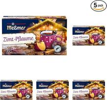 „Meßmer“ cinamono ir slyvų arbata | Žiemos vaisių arbata su slyvų ir cinamono skoniu | 20 arbatos maišelių | Vaisinė ir pikantiška (5 vnt. pakuotė)