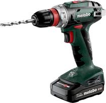„Metabo BS 18 Quick“ akumuliatorinis gręžtuvas, 18 V gręžtuvas su 2 vnt. 2,0 Ah akumuliatoriais | 48 Nm sukimo momentas, greito keitimo sistema, svoris 1,3 kg, komplekte yra įkroviklis SC 30 ir „metaBOX 145“, 2 greičių pavarų dėžė