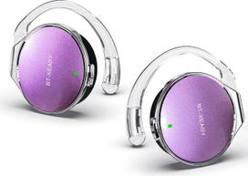 „Micool Sports“ ant ausų dedamos ausinės, „Bluetooth 5.4“, atviros ausinės su triukšmo slopinimu, atsparios vandeniui, skirtos sportui ir bėgimui, su 4 mikrofonais, ilga baterijos veikimo trukmė, tinkamos lauko veiklai (alyvinė violetinė)