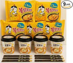„MiFan Ramyun Box“ | „Buldak“ sūrio makaronai ir sūrio tteokbokki su vienkartinėmis lazdelėmis
