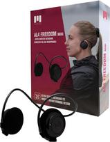 „MIIEGO AL4 Freedom Mini“ „Bluetooth“ ausinės – trumpas kaklo dirželis ir patikimas tvirtinimas – belaidės ir atsparios vandeniui – aiškus garsas ir ilga baterijos veikimo trukmė – juodos spalvos