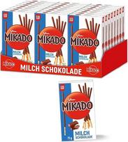 „Mikado“ pieno šokolado sausainių lazdelės, 75 g (24 vnt. pakuotė)