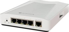 „Mikrotik“ CRS304-4xG-In 10 G Ethernet tinklo komutatorius [100/1000/10000] su „Power over Ethernet“ [PoE] palaikymu, baltas (Mikrotik CRS304-4xG-In Compact 10 Giga)