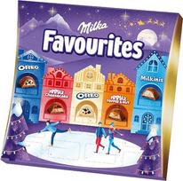„Milka Favourites“ Advento kalendorius su 5 skirtingų rūšių šokoladais, 206 g