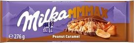 „Milka“ MMMAX žemės riešutų ir karamelės šokolado plytelė, 276 g