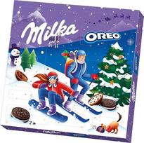 „Milka“ ir „OREO“ Advento kalendorius, šokoladas ir „OREO“ sausainiai, 10 oz