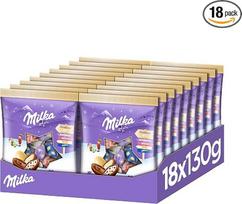 „Milka“ šokoladinių saldainių rinkinys su „Oreo“, „Daim“, „Crinkle“ ir „Alpine Milk“, 18 x 130 g