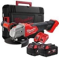„Milwaukee“ akumuliatorinis kampinis šlifuoklis M18FSAG125XB-502X, 18,0 V / 5,0 Ah