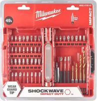 „Milwaukee“ 49 dalių „Shockwave“ smūginio atsuktuvo antgalių rinkinys, 6 x 25,3 x 26,3 cm