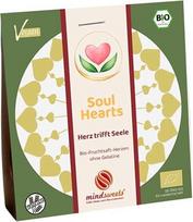 „Mind Sweets“ „Soulhearts“, žalios vaisių sulčių širdelės, 75 g