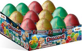 „Mini Dragons“ – 12 drakonų kiaušinių rinkinys perinimui ir auginimui | 6 skirtingos drakonų staigmenos | Žaisliniai stebuklingi drakonai | Velykų dovanos vaikams